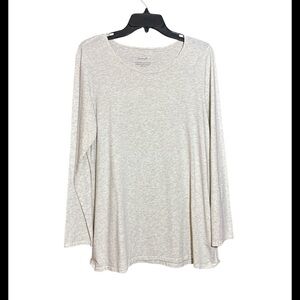 PureJill long sleeve tee size large pima cotton